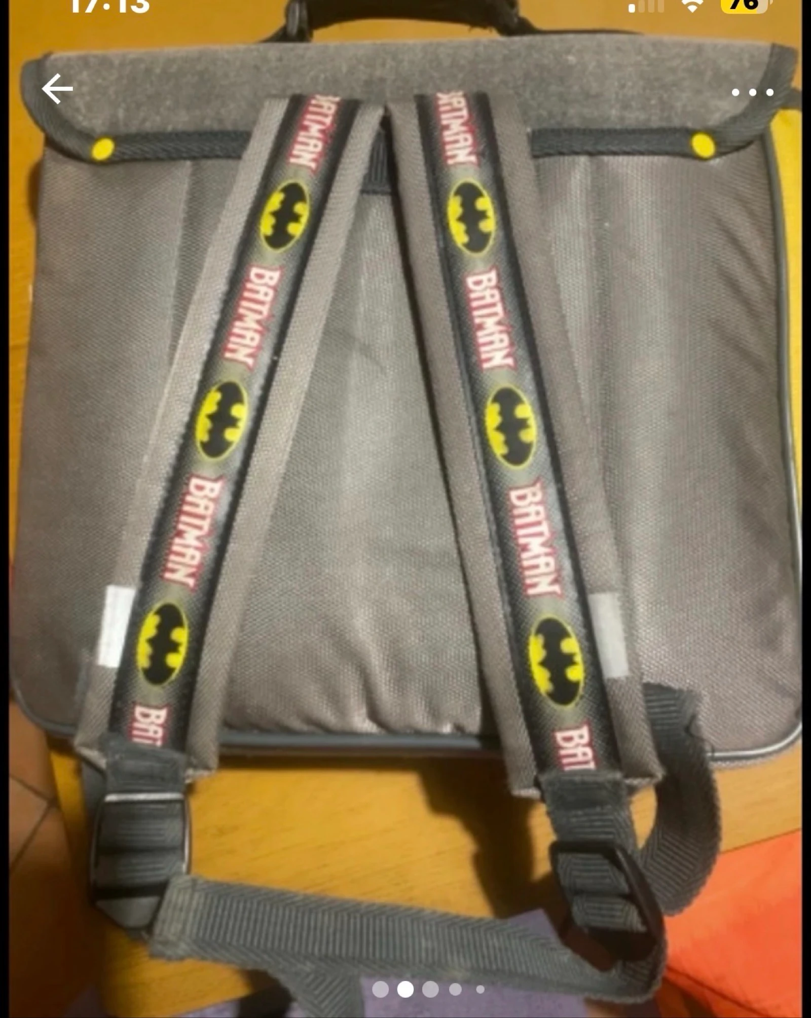 Vintage school bag for little schoolchildren 1990 – photo 2